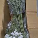 Dolicer 28 Branches Babys Breath Artificial Flowers, 4 Bundles Real Touch Baby Breath Flowers Artificial Bulk, White Fake Flowers, Faux Babies Breath for Wedding Floral Arrangements Home Decor