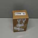 Dunzy Post Caps Aluminum Pyramid Fence Deck Post Caps Cover for Nominal Sleeve with Screws for Outdoor Mailbox Dock Wood(4 x 4,White,8 Packs)