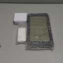 Geevon Atomic Clock with Indoor Outdoor Temperature – 10.8'' Large Display, Self-Setting Wall Clock with Wireless Sensor, AC Powered & Battery Backup, Easy for Seniors, Bedroom, Office, Kitchen