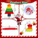 TOAPER 200Pcs Premium Christmas Party Favors Set, Bulk Goodie Bag Stuffers, Classroom Prizes, Christmas Favors Gifts for Boys, Girls