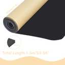 Closed Cell Neoprene Foam Rubber Sheet with Adhesive - 12 in x 59 in x 1/16 in Multi-Function Insulation, Soundproofing, and Weatherproof Foam Padding Easy Cut DIY, Black
