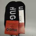 2 x HUGO Women's 2-Pack Bold Logo Invisible Socks (Black)