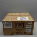 15 Inch Flush Mount Ceiling Light, HWH 3-Light Modern Close to Ceiling Light Fixtures Brushed Gold Finish for Kitchen Porch Foyer with Hammered Water Ripple Glass, 5HTJ102WG-F BG