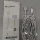 Magnetic 3 Cable USB-C 6.6FT Compatible with M5/M4/M3/M2 MacBook Air Pro Charger, 140W Safe 3 Cable for MacBook Air (13"/15" 2026/2025/2024/2023/2022), Pro (16"/14" 2026/2025/2024/2023/2021), White