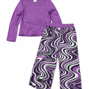 Kids Toddler Girl Clothes Ruched Drawstring Long Sleeve Top and Girls Flared Pants 2Pcs Girls Outfits Size 6-7Y