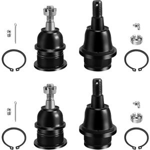 LCWRGS Front Upper and Lower Ball Joints Replacement for 1999-2006 Chevy Silverado Avalanche Express Suburban Tahoe, GMC Sierra Yukon XL 1500 Savana, Cadillac Escalade, K6540 K6541-4pcs