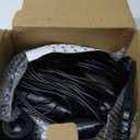 Flacchi Solar Flame String Lights - 42ft 15 LED Lights Outdoor Solar String Lights for Garden Patio Halloween Decoration (Orange & Purple, 42ft)