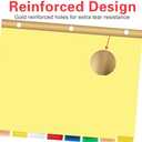 Binder Divider, PANDRI 120 Pack Binder Index Dividers with 8 Insertable Multicolor Big Tabs, Letter Size Paper Binder Divider for School Office Home Business