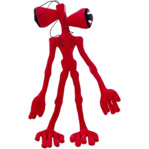 Dr.STONE Siren Head Plush Toys Limbs Movable Plush Toy Anime Black cat and Dog Doll Whistle Man Funny DollPlush Toys for Home Party Gift Birthday GiftRed