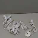 3D Printed Parts -10 PCS DIY LED Lamp Sheets: Only lamp Sheets, no 3D Printed lamp Shells, 3000k Warm Yellow Compatible with Bambu LED Lamp Kit 001 (50mm)