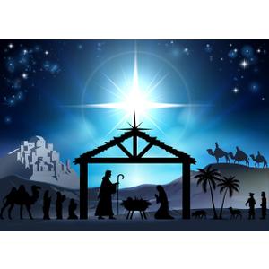 8x6FTChristmas Backdrop Nativity Scene Backdrop Nativity Banner Christmas Party Decoration F229