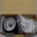 CIRCLE JOY Gravity Electric Salt and Pepper Grinder Set Automatic Salt and Pepper Grinder Set with LED Light, Battery Operated, Adjustable Coarseness, Large Capacity, for Home Kitchen BBQ, Black