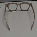 Madison Avenue Blue Light Blocking Glasses Oversized Fashion Blue Light Glasses for Women Anti Eyestrain & UV Protection Computer Eyeglasses (Milk Grey Brown)