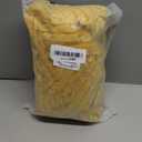 MIULEE Pack of 2 Corduroy Decorative Euro Sham Throw Pillow Covers 26x26 Inch Soft Boho Striped Pillow Covers Modern Farmhouse Home Decor for Summer Sofa Living Room Couch Bed Mustard Yellow