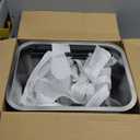 4-Height Adjustable Elevated Dog Water Bowl with Splash Guard, 2.5 Gallon No-Spill Large Capacity Raised Dog Water Bowl for Large & Medium Dogs, Non-Slip Stainless Steel Stand & Easy to Clean