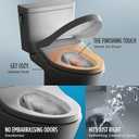 TOTO WASHLET K300 Electronic Bidet Toilet Seat with Instantaneous Water Heating, PREMIST and EWATER+ Wand Cleaning, Elongated, Cotton White - SW3036R#01