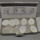 HOUSE DAY Adhesive Hat Hooks for Wall 16 Pack, Strong Hat Rack for Baseball Cap Display Organizer, Hats Hangers Holder for Wall, Door, Closet, No Drilling, Translucent