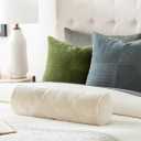 Annette Cotton Velvet Bolster Pillow