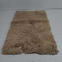Small Bathroom Rug 17x24 Non Slip Beige Fluffy Bath Mat for Bathroom Floor Washable Plush Luxury Bath Rug for Tub Soft Shaggy Absorbent Shower Mat