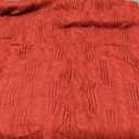 Chunky Knit Throw Blanket, Dual-Sided Soft Chenille Breathable Cable Knitted Blanket for Couch, Farmhouse Decorative Throw for Sofa & Chair, 50"x60", Burnt Orange
