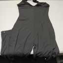 Women's Halter Bodycon Black Jumpsuits - One Piece Backless Leopard Summer Casual Workout Club Pants Rompers Outfits Catsuits, M