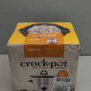 Crock-Pot 5-Quart Smudgeproof Round Manual Slow Cooker with Dipper Silver