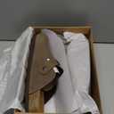 CUSHIONAIRE Hana Womens Clogs | Comfortable Vegan Suede Clogs for Women | Slip On Potato Shoes with Cork Footbed & Arch Support| BROWN 8W