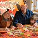 delaimastor Fall Religious Jesus Craft Kit DIY Religious Cross Craft Kit Fall Hankful Heart Trees Crafts for DIY Thanksgiving Craft Supplies School Classroom Fun Activities