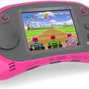 Kids Handheld Games 16 Bit Retro Video Games with 220 HD Electronic Games - 2.5'' LCD Portable Travel Games Gifts for Boys Girls Ages 4-12 (Pink)