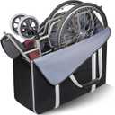 Ytonet Wheelchair Bag, Wheelchair Accessories Designed for Foldable Wheelchairs, With dimensions of 34" L x 11" W x 32" H, Water-Resistant Walker Bag Rollator Accessories, Portable for Car TSA Travel