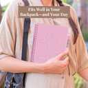 2 x Rileys Academic Planner 2025-2026, Daily, Weekly & Monthly Planner, July 2025 - June 2026, Student Notes Pages, Twin-Wire Binding, Weekly Agenda for School & Work (8 x 6-Inches, Pink, Deco)