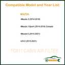 FD811 Cabin air filter for Mazda 3,6,CX-5, Replacement for CF11811,KD45-61-J6X
