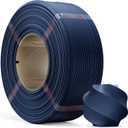 PLA Matte Dark Blue Refill Filament 1kg (2.2lbs) for Reusable Spools, 1.75mm Spool-Less 3D Printing Filament, Compatible with Bambu Lab 3D Printers