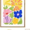 Acelist 16 Inch Punch Needle Kit with Frame, Easy Punch Embroidery Kits for Beginners, Adults & Kids Craft Kits, Picture Frame as Home Wall Dcor, Pattern Fabric,Threader, Yarns, Hoops & Rug Punch