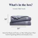 Brooklinen Super-Plush Bath Towels (Slate)