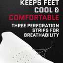 FORCEFIELD Shoe Crease Preventer - Foam Crease Protector for Shoes & Boots - Fits Inside Toe Box, Prevents Creasing - Adhesive Strips for Secure Fit - Fits Kids Size 4-7, Womens 5-12, Mens 8+ (Medium)