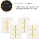 2 x Wax Melts, Wax Melt Warmer Cubes, Wax Warmer Cubes, Scented Wax Melts Wax Cubes Strong Scent Gain Original Scent, 4packs4cubes Each, Air Freshener (Four Types of Wax Cubes)