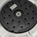 White Arc Floor Lamp, Modern Floor Lamp for Living Room with Adjustable Lamp Head, Tall Pole Standing Lamp with On/Off Pedal Switch, Over Couch Arched Reading Light for Bedroom, Office, Study Room