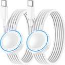 2Pack for Apple Watch Charger Fast Charging, 5W Fast iWatch Charger, 4FT Travel Essentials Magnetic USB C Charging Cable Made for Apple Watch Series 11/10/9/8/7, Ultra 3/2/1, SE3(1.2m/4ft Cable)