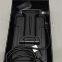 Jteman Cell Phone Stand with Bluetooth Speaker and Wireless Charger,Desktop Charging Station Stand Speaker for iPhone,Christmas Birthday Gift for Men Women (Black)