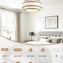 20'' Caged Boho Black Fandelier Ceiling Fans with Lights and Remote Control