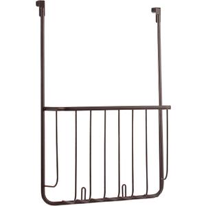 Spectrum Cookie Sheet Organizer, Cutting Board Holder, Bakeware Organizer, Over the Cabinet Door, Bronze