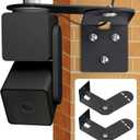2Pack Corner Wall Mount Bracket for Wyze Cam Pan V3/V2, Cam V4/V3/V2, Max Cover Both Sides of The House 300 Degrees Reduce Blind Spots, Indoor Outdoor Mount for Wyze Cam