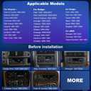 64G 5GWiFi Upgrade Car Radio for Dodge Ram 1500/2500/3500 1994-2002, Jeep Wrangler 1997-2002, Cherokee 1997-2001, 6.86inch Grand Cherokee Stereo Touch Screen Carplay Android Auto GPS FM Fast Charger