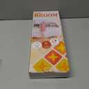 Multifunction Magic Rubber Air Broom, Replaceable Silicone Floor Squeegee, Sweeper and Scrape 2 in 1 Household Cleaning Squeegee Broom for Floor, Bathroom, Kitchens, Tile, Glass (Orange)