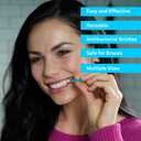 Piksters Interdental Brushes, 40 pk, Size 00, Interdental Tooth Brush for Extremely Tight Gaps, Gum Soft Bristles for Plaque Removal, Safe for Braces (40 Count (Pack of 1))