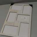 MONT PLEASANT 4x6 Collage Picture Frame Family Photos Display - 6 Openings Collage White Picture Frame for Wall for Tabletop Stand Black Picture Frames Set for Home Decor