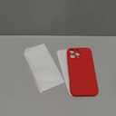 FlyReal Magnetic for iPhone 16 Pro Case, Compatible with MagSafe, (Integrated Silicone Camera Control Button) (Camera Protection) + Screen Protectors, Microfiber Lining Case 6.3", Deep Red