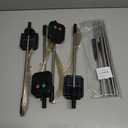 4Pcs / Set Outdoor Solar Garden Decorative Lights Lawn Lights Holiday Lighting (Warm White Light 2700‑3200k)