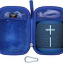 Aproca Blue Portable Storage Hard Case, for Ultimate Ears WONDERBOOM 4 / WONDERBOOM 3 Portable Waterproof Bluetooth Speaker and Accessories